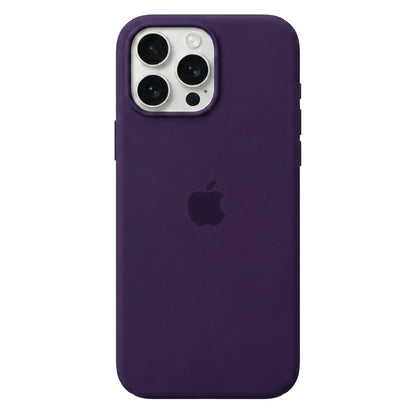 Purple Liquid Silicone Case For Apple iPhone Models