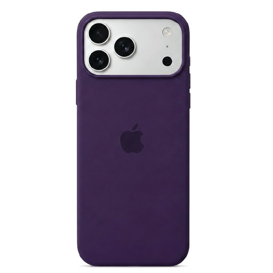 Purple Liquid Silicone Case For Apple iPhone Models