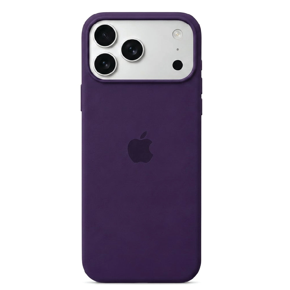 Purple Liquid Silicone Case For Apple iPhone Models