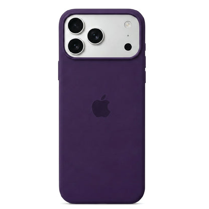 Purple Liquid Silicone Case For Apple iPhone Models