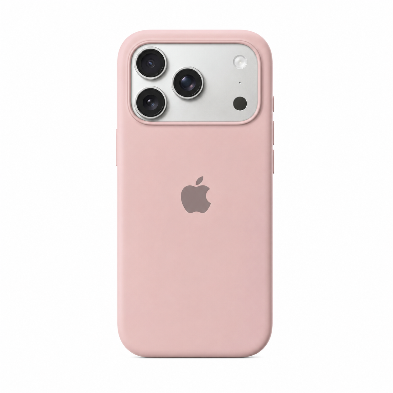 Sand Pink Liquid Silicone Case For Apple iPhone Models