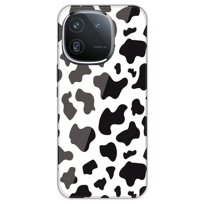 Cow Print - Clear Printed Silicone Case For IQOO 12