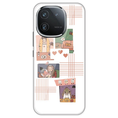 Cute Girl - Clear Printed Silicone Case For IQOO 12