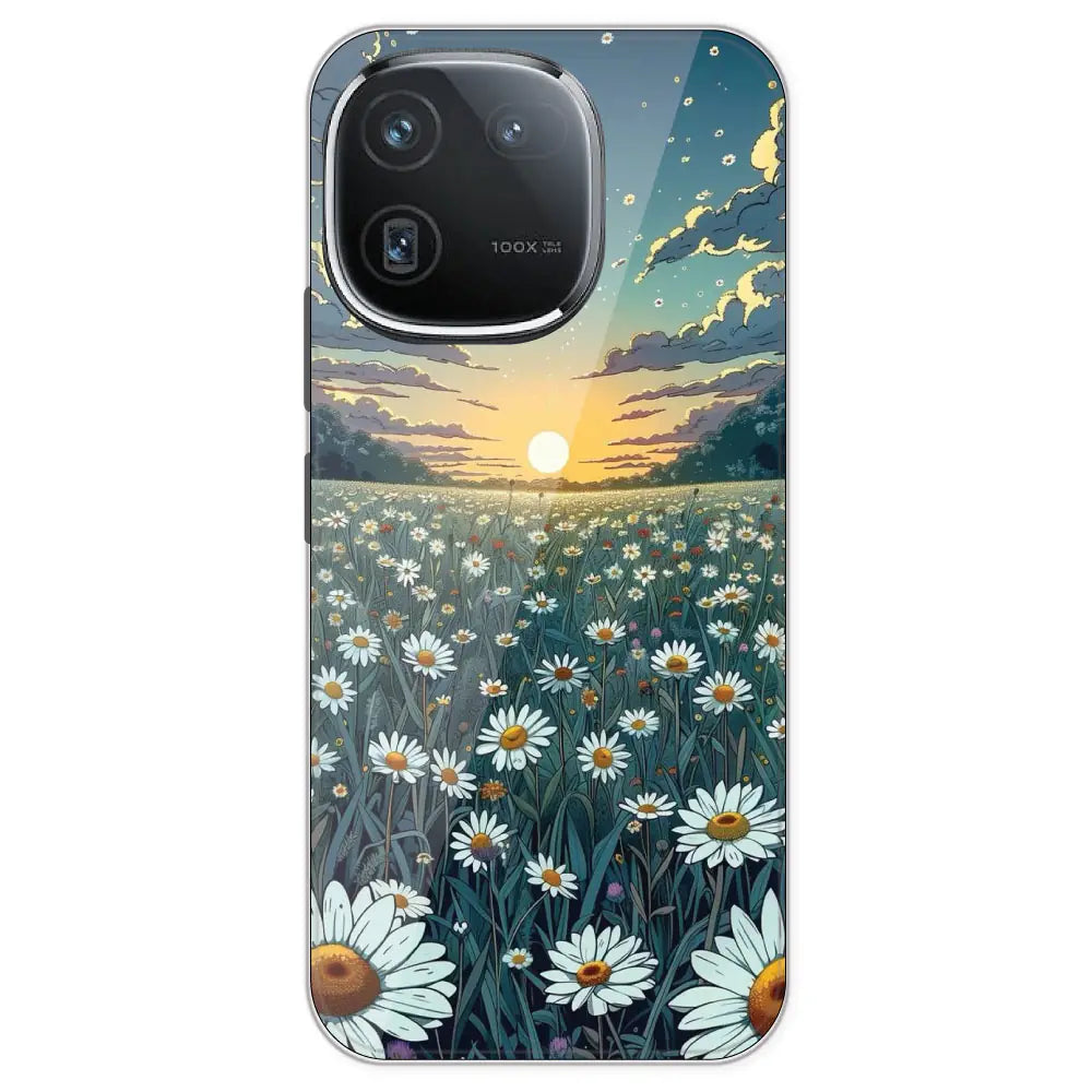 Daisy Sunset - Printed Silicone Case For IQOO 12