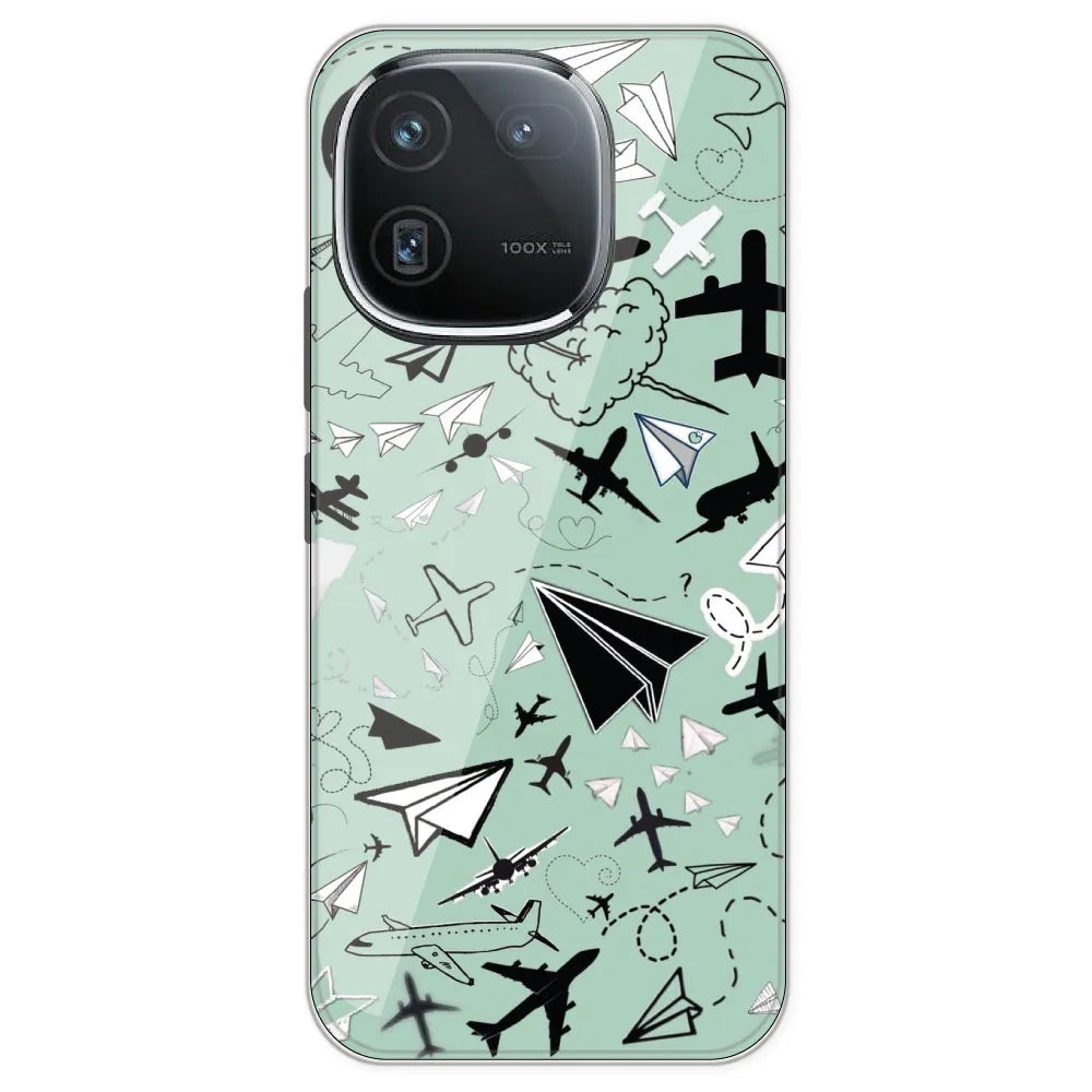 Planes - Printed Silicone Case For IQOO 12