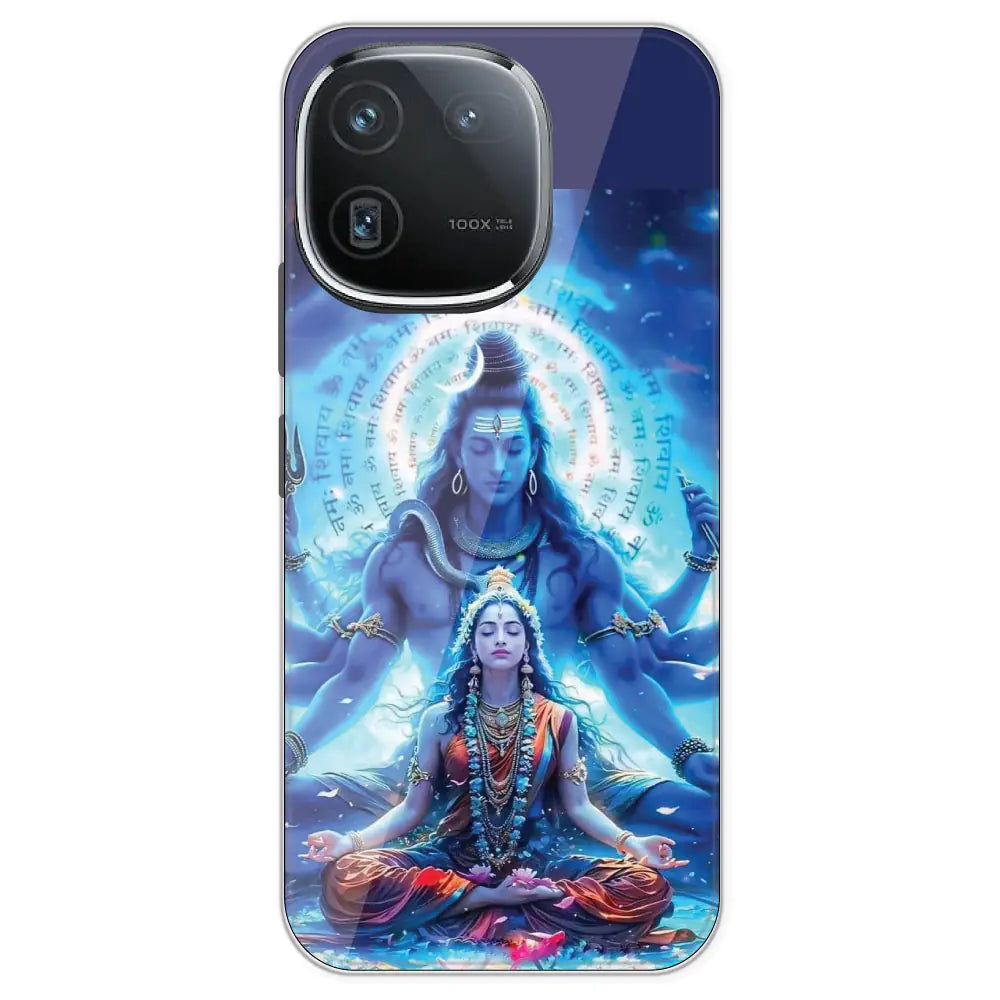 Shiv Parvati - Printed Silicone Case For IQOO 12