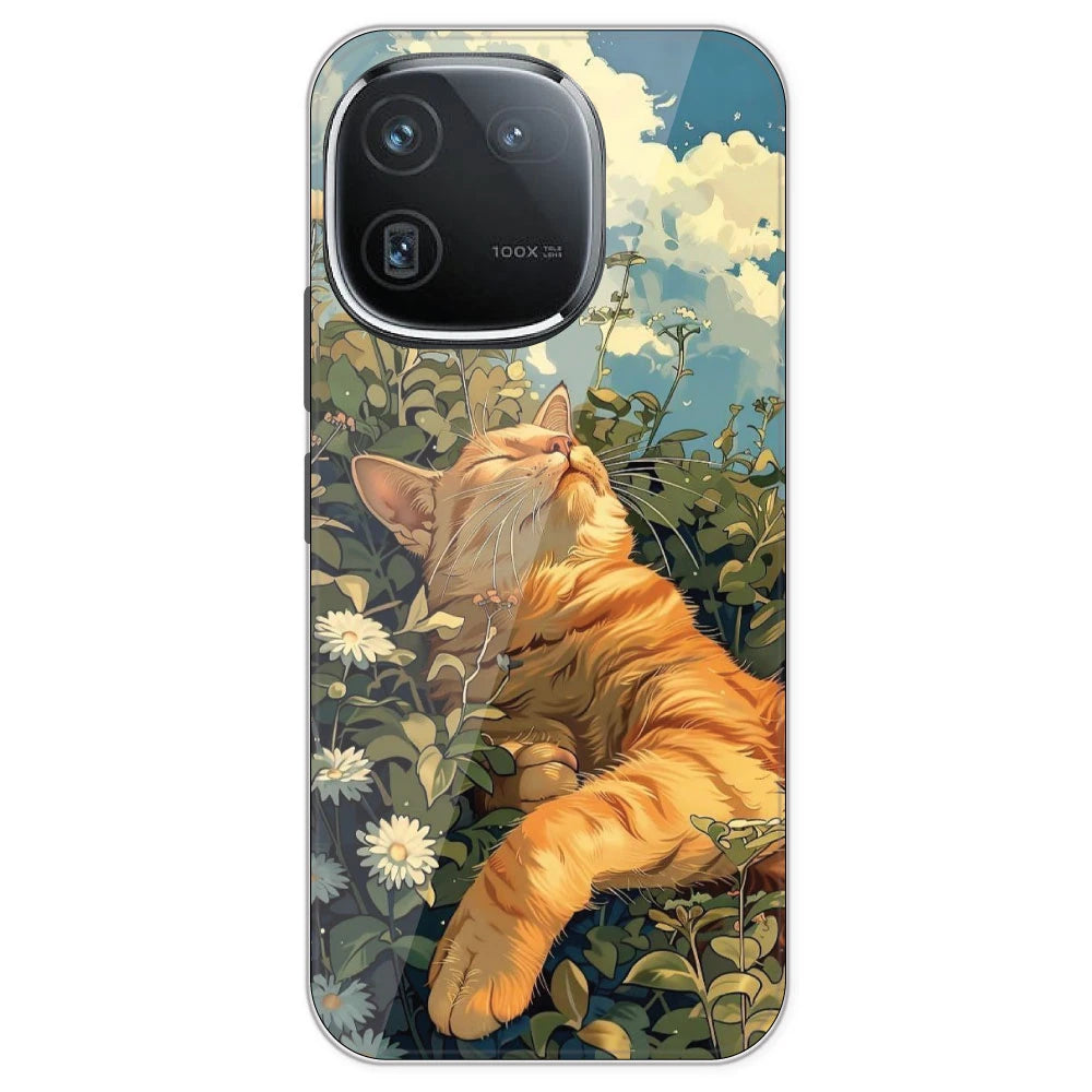 Garfield Sleeping - Printed Silicone Case For IQOO 12
