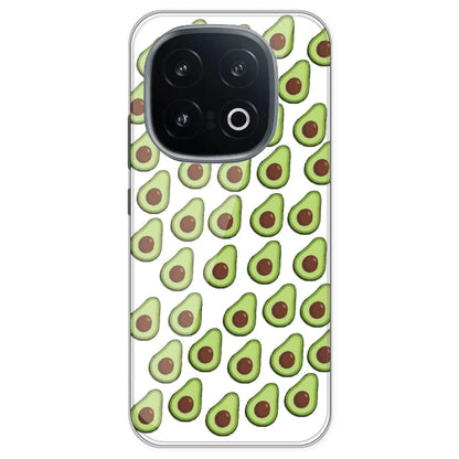 Avocado - Clear Printed Silicone Case For IQOO 13