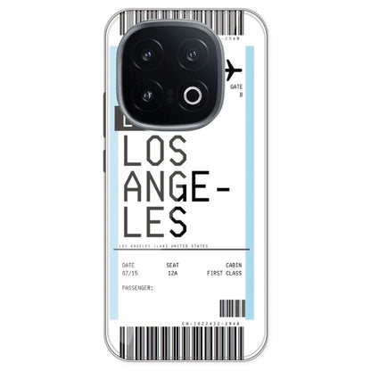 Los Angeles Ticket - Clear Printed Silicone Case For IQOO 13