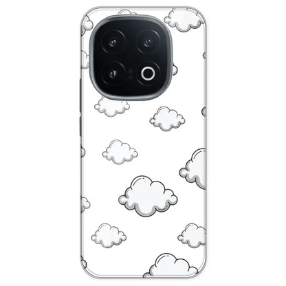Clouds - Clear Printed Silicone Case For IQOO 13