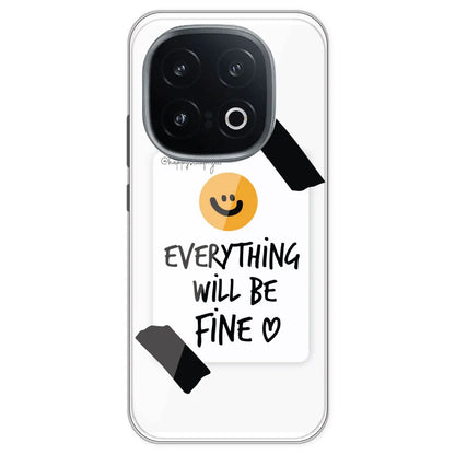 Everything Will Be Fine - Clear Printed Silicone Case For IQOO 13