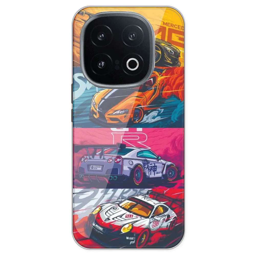 Sports Cars - Printed Silicone Case For IQOO 13