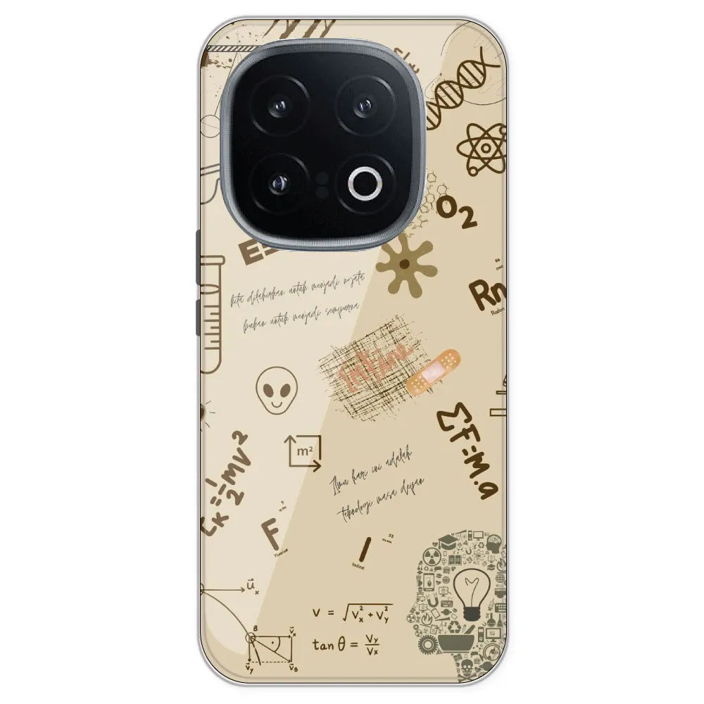 Physics Collage - Printed Silicone Case For IQOO 13