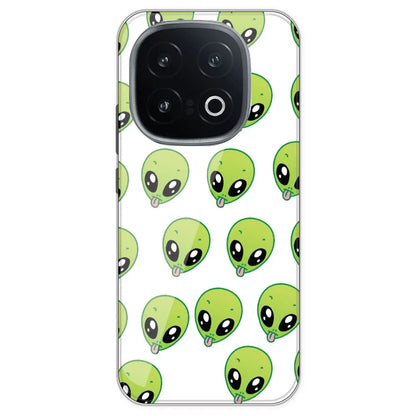 Alien - Clear Printed Silicone Case For IQOO 13