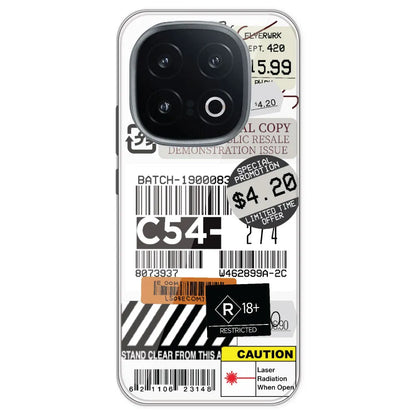 Labels - Clear Printed Silicone Case For IQOO 13