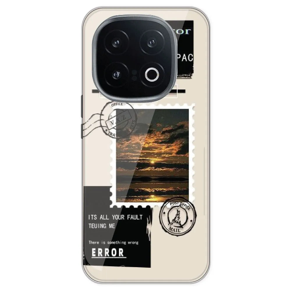 Post Card - Printed Silicone Case For IQOO 13