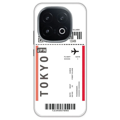 Tokyo Ticket - Clear Printed Silicone Case For IQOO 13