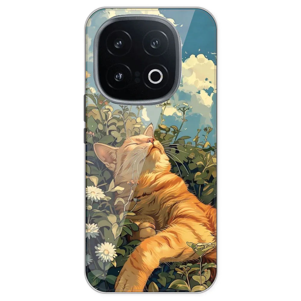 Garfield Sleeping - Printed Silicone Case For IQOO 13
