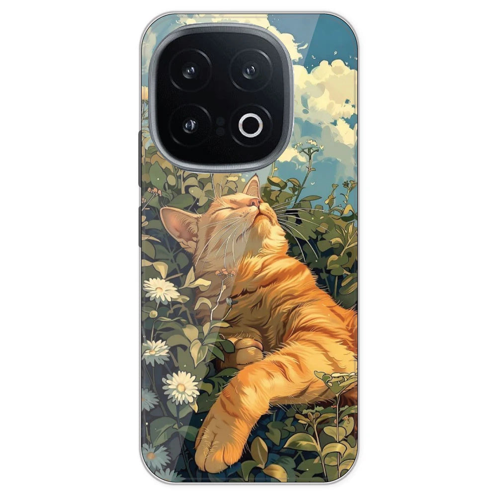 Garfield Sleeping - Printed Silicone Case For IQOO 13