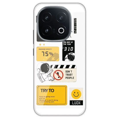 Space - Clear Printed Silicone Case For IQOO 13