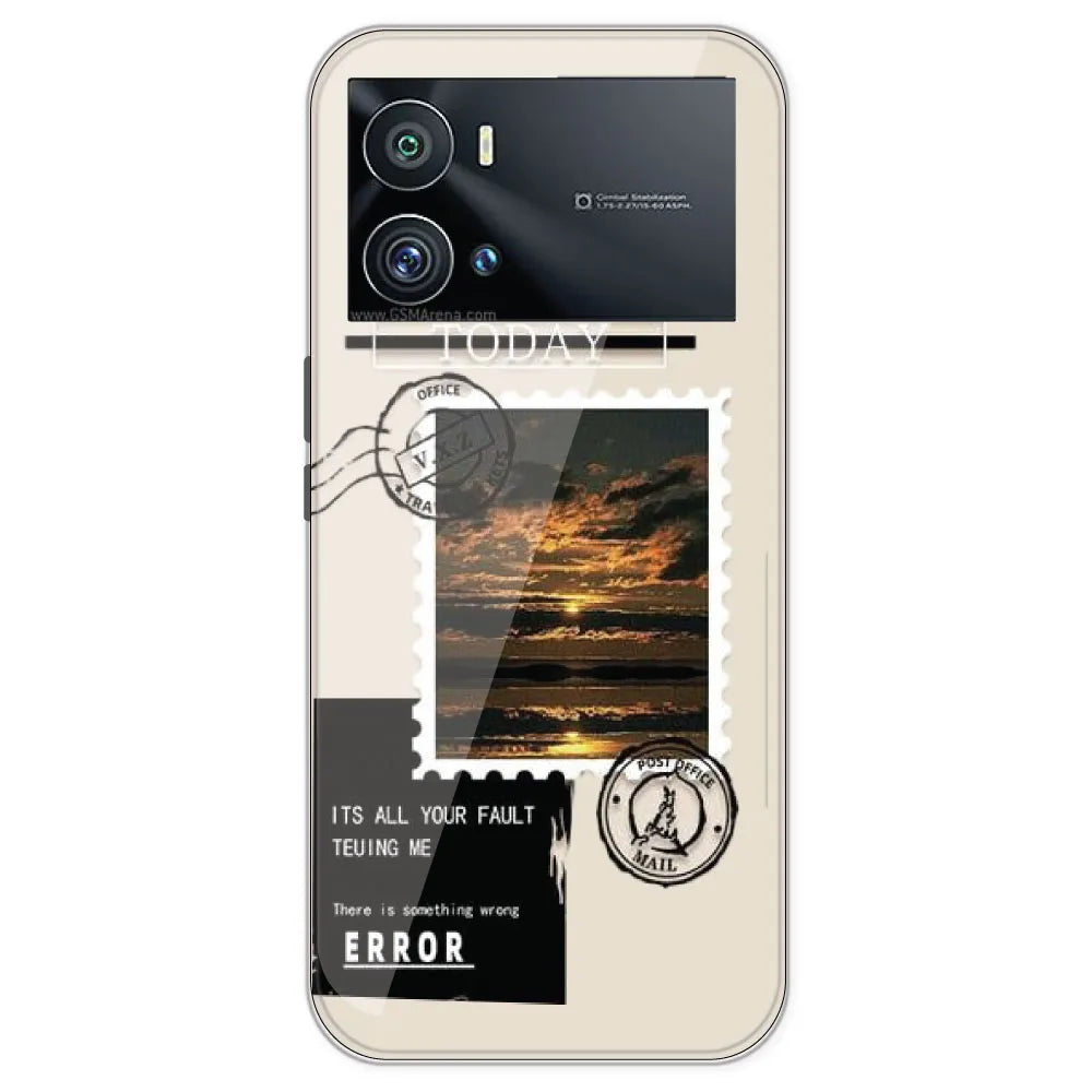 Post Card - Printed Silicone Case For IQOO 9 Pro