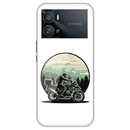 Biker - Printed Silicone Case For IQOO 9 Pro