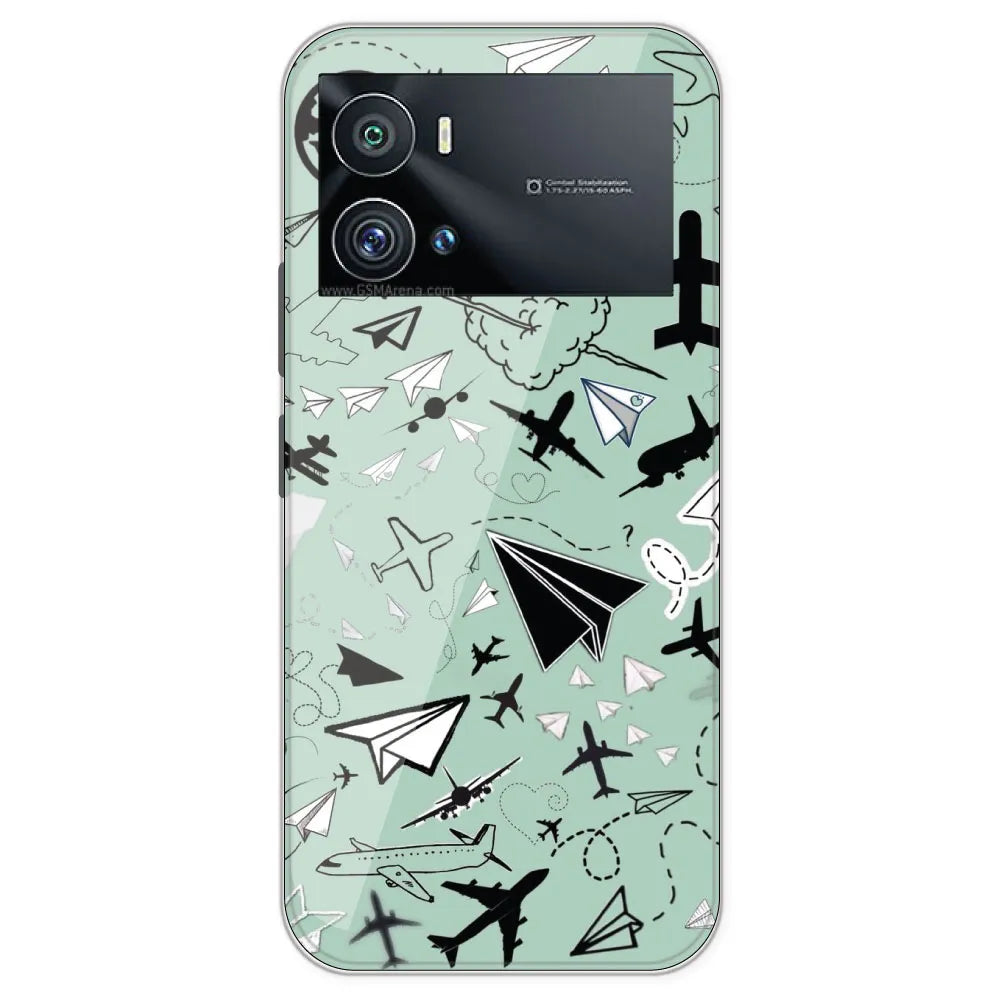 Planes - Printed Silicone Case For IQOO 9 Pro