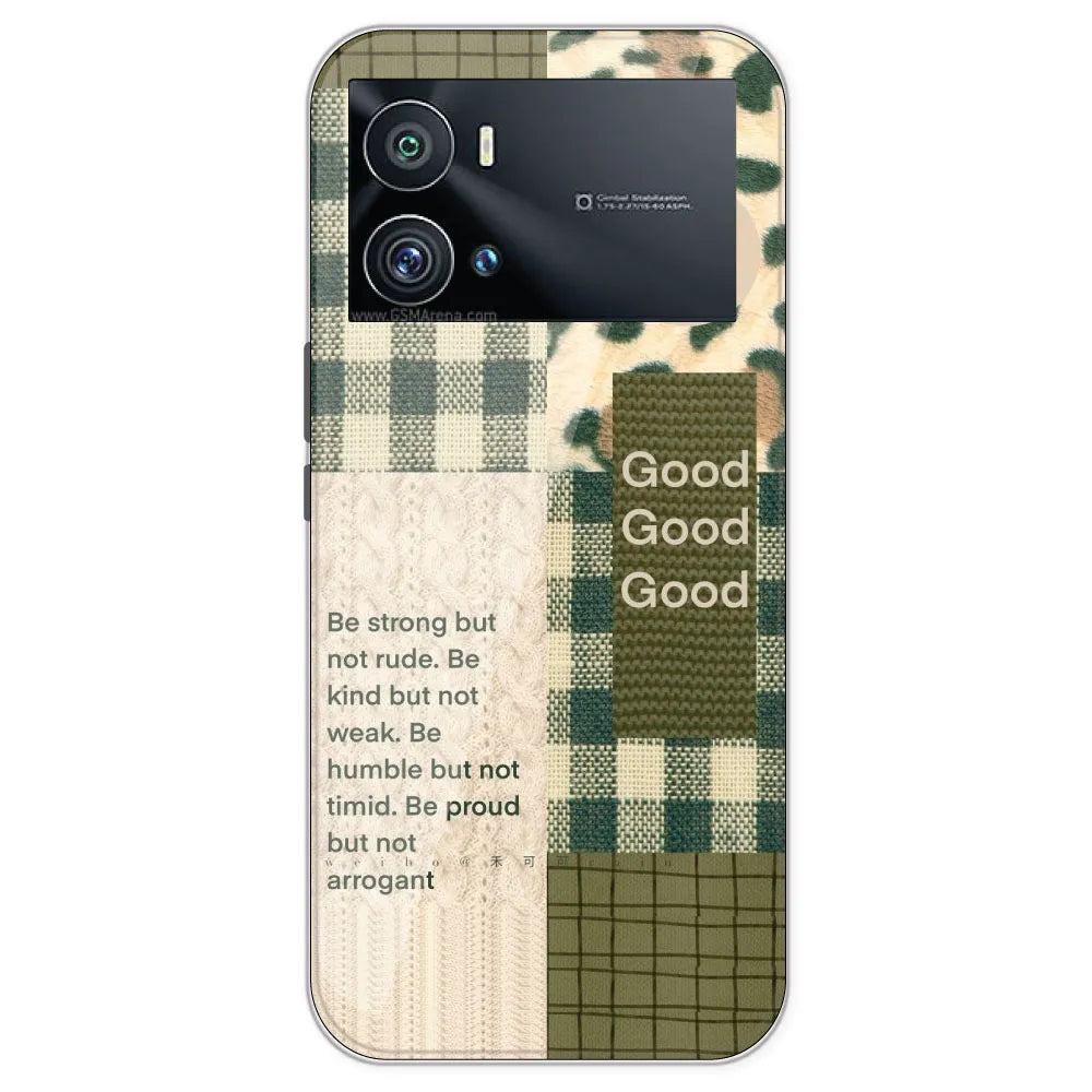 Patchwork Positivity - Printed Silicone Case For IQOO 9 Pro