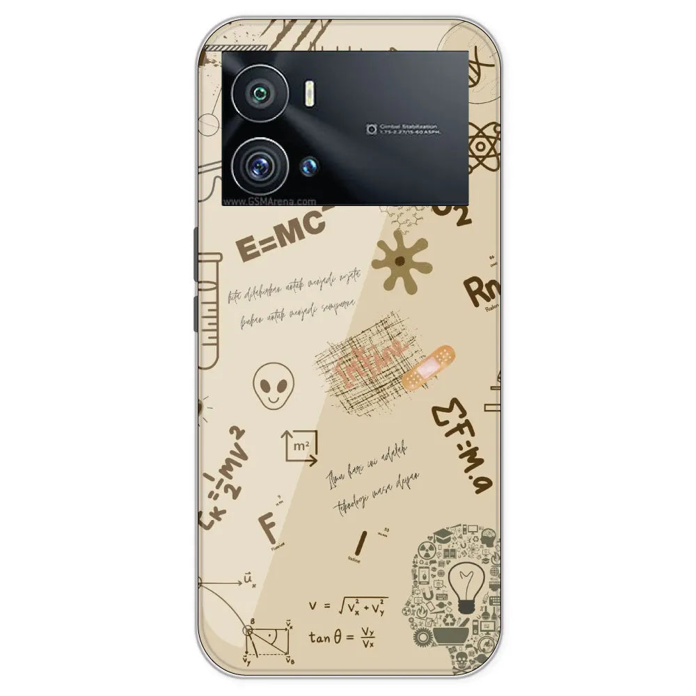 Physics Collage - Printed Silicone Case For IQOO 9 Pro