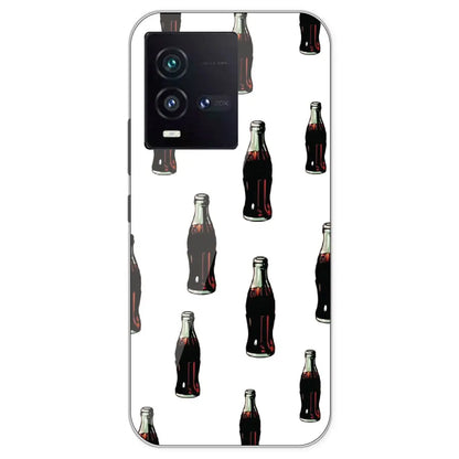 Soft Drinks - Clear Printed Silicone Case For IQOO 9SE