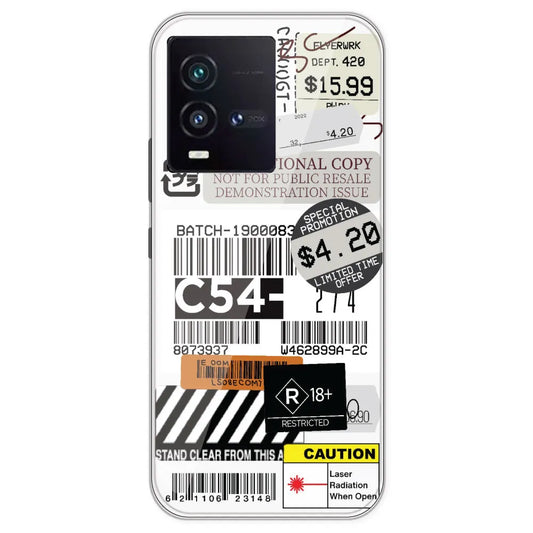 Labels - Clear Printed Silicone Case For IQOO 9SE