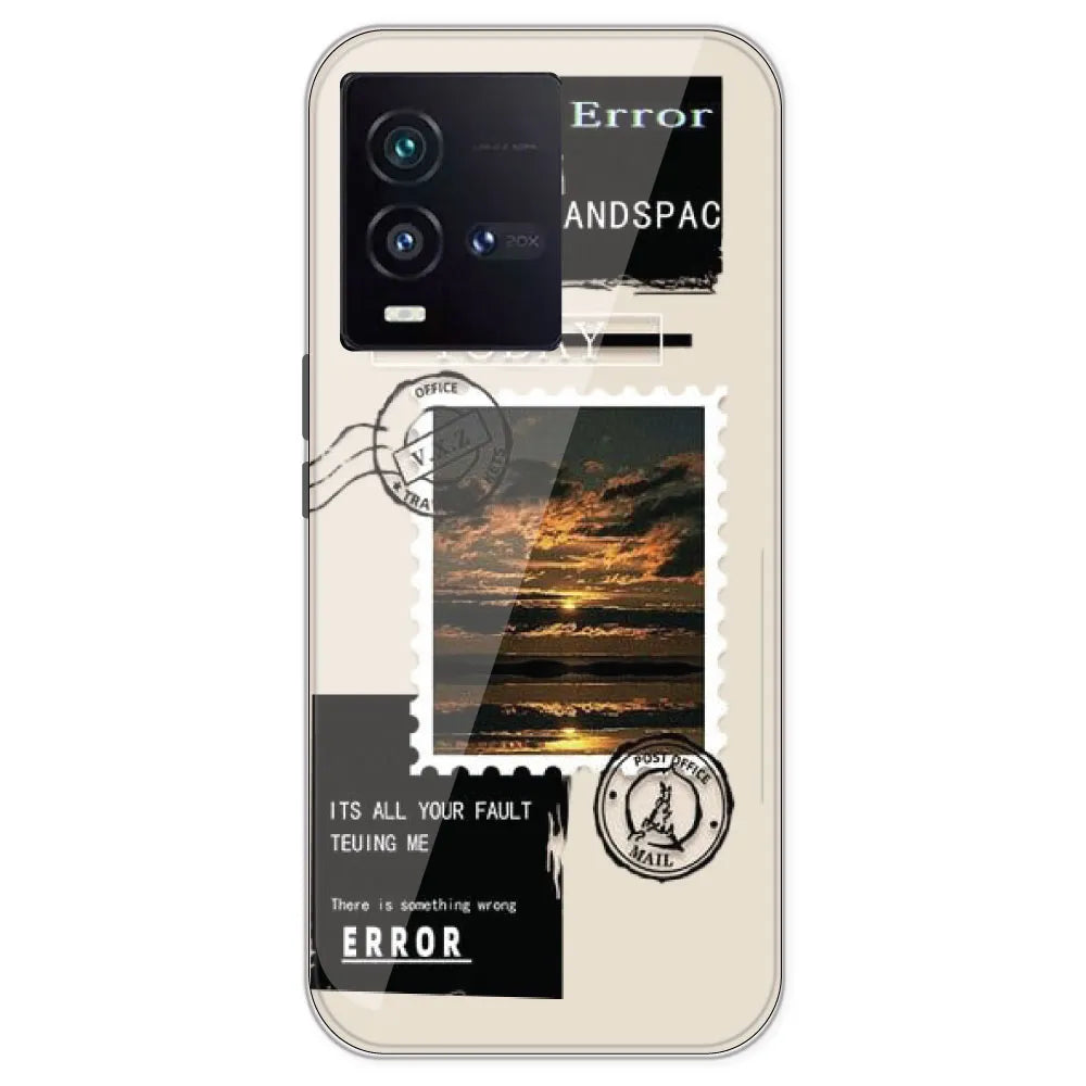 Post Card - Printed Silicone Case For IQOO 9SE