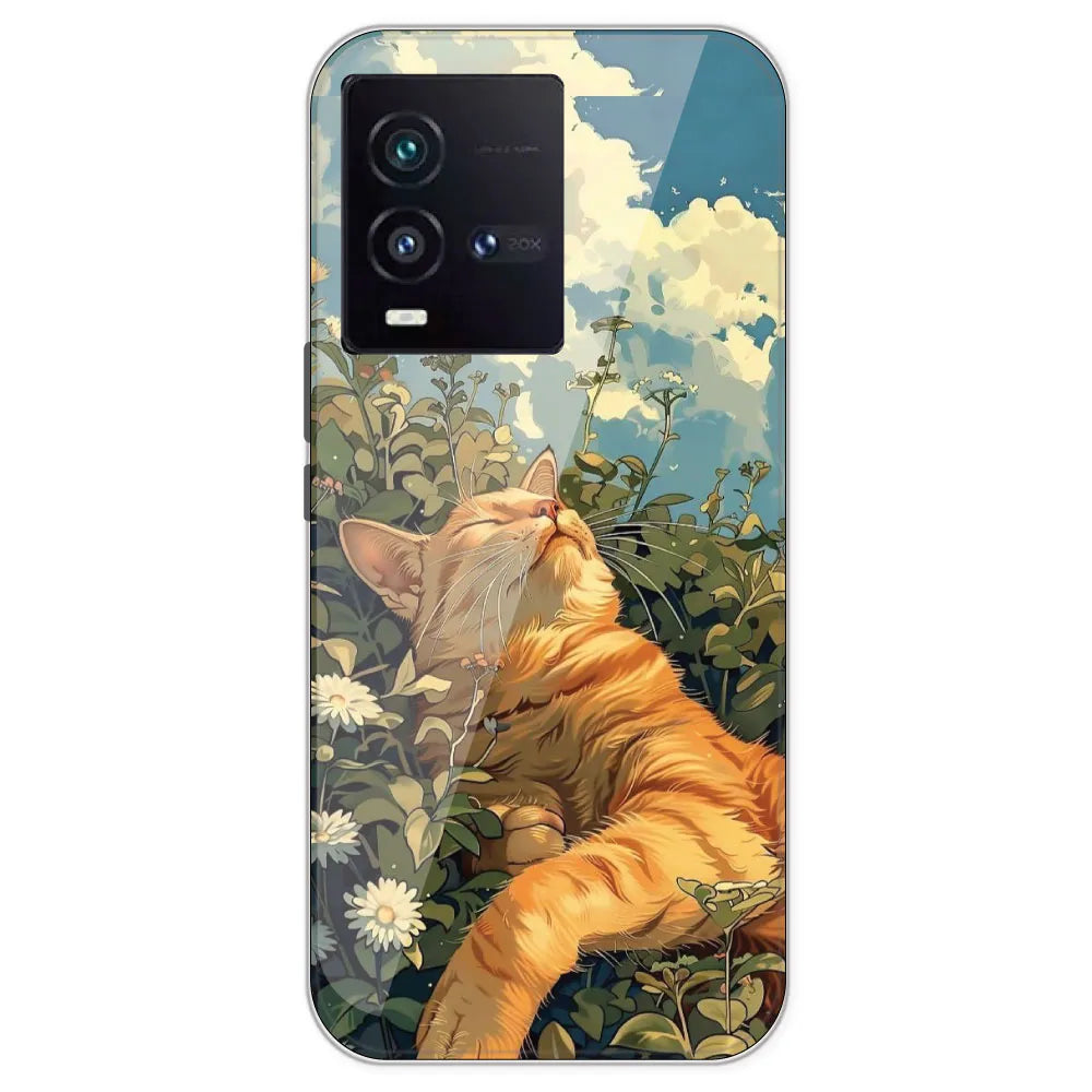 Garfield Sleeping - Printed Silicone Case For IQOO 9SE