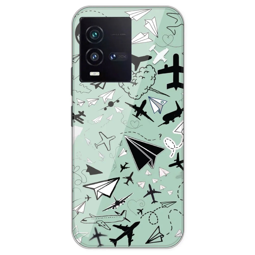 Planes - Printed Silicone Case For IQOO 9SE