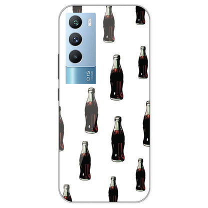 Soft Drinks - Clear Printed Silicone Case For IQOO 9T