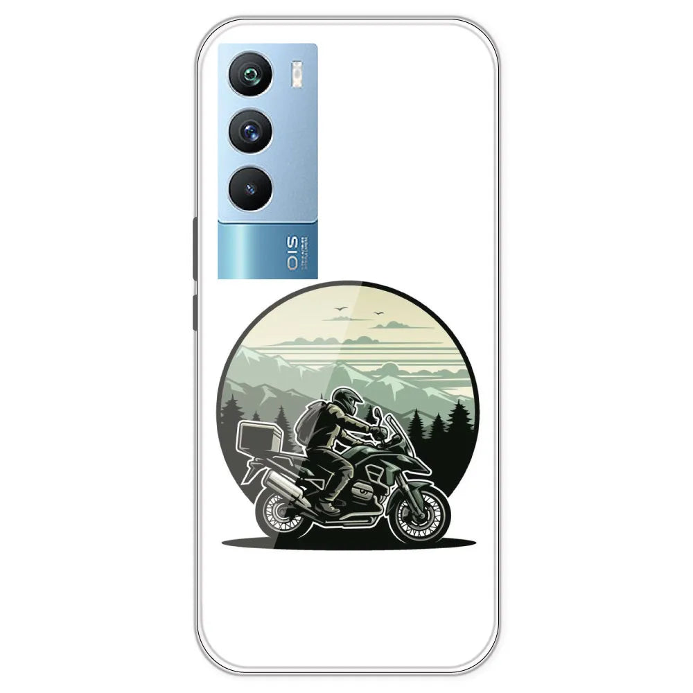 Biker - Printed Silicone Case For IQOO 9T
