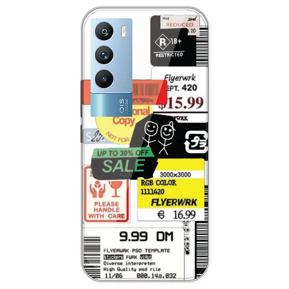 Sales - Clear Printed Silicone Case For IQOO 9T