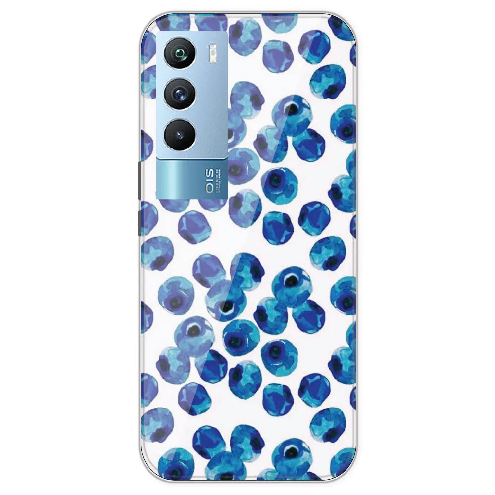 Blueberries - Printed Silicone Case For IQOO 9T