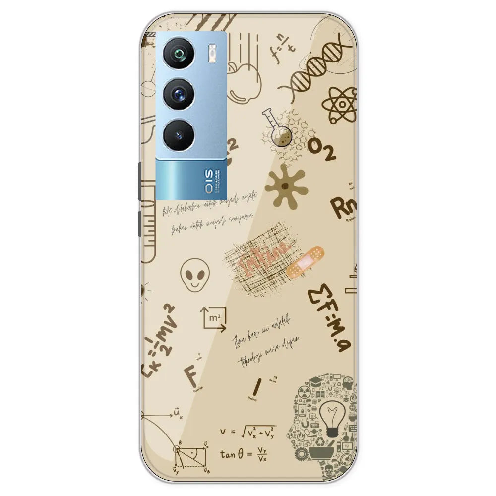 Physics Collage - Printed Silicone Case For IQOO 9T