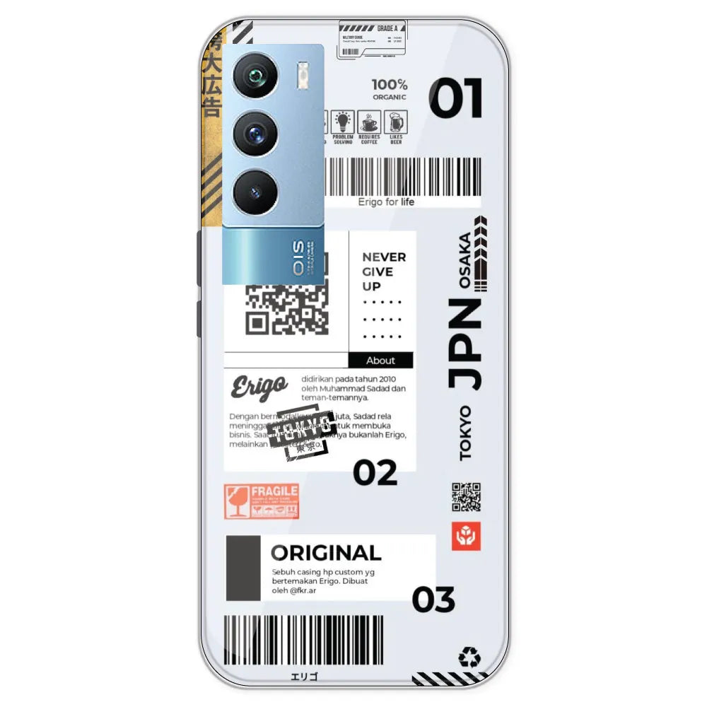 Barcode Labels - Printed Silicone Case For IQOO 9T