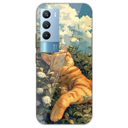 Garfield Sleeping - Printed Silicone Case For IQOO 9T