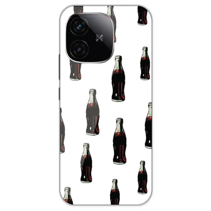 Soft Drinks - Clear Printed Silicone Case For IQOO Neo 10R