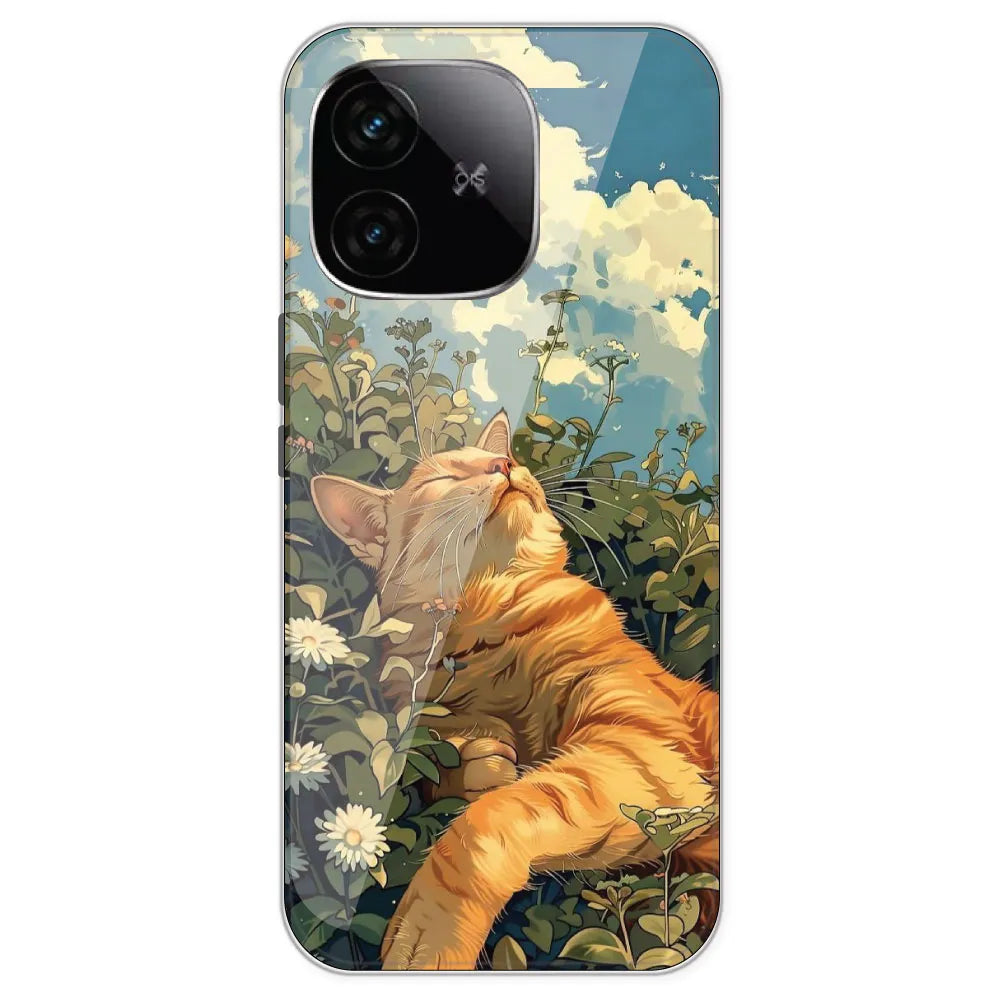 Garfield Sleeping - Printed Silicone Case For IQOO Neo 10R