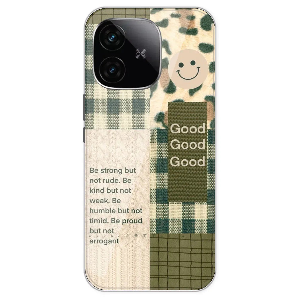 Patchwork Positivity - Printed Silicone Case For IQOO Neo 10R