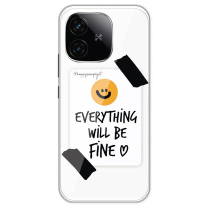 Everything Will Be Fine - Clear Printed Silicone Case For IQOO Neo 10R