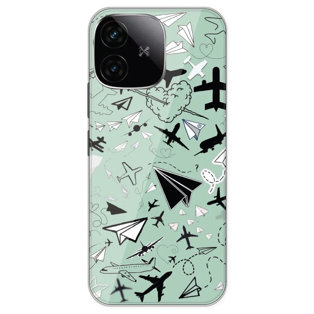 Planes - Printed Silicone Case For IQOO Neo 10R