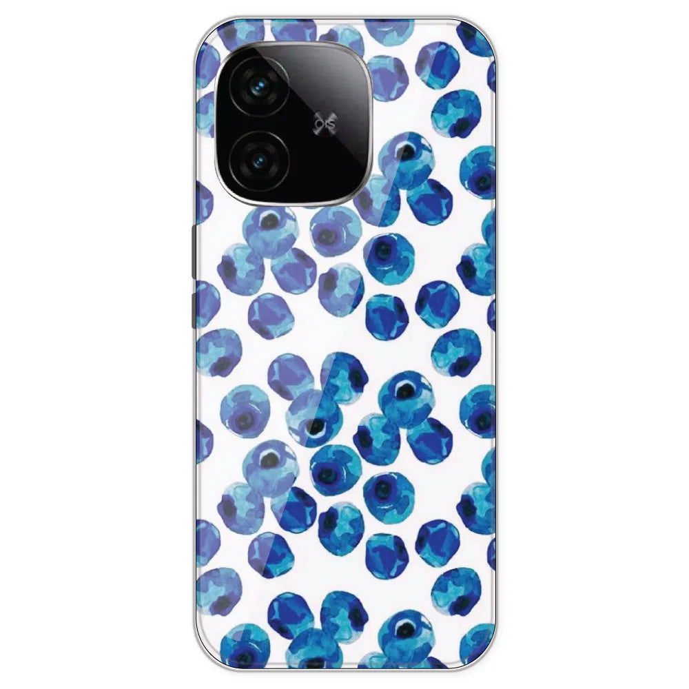 Blueberries - Printed Silicone Case For IQOO Neo 10R