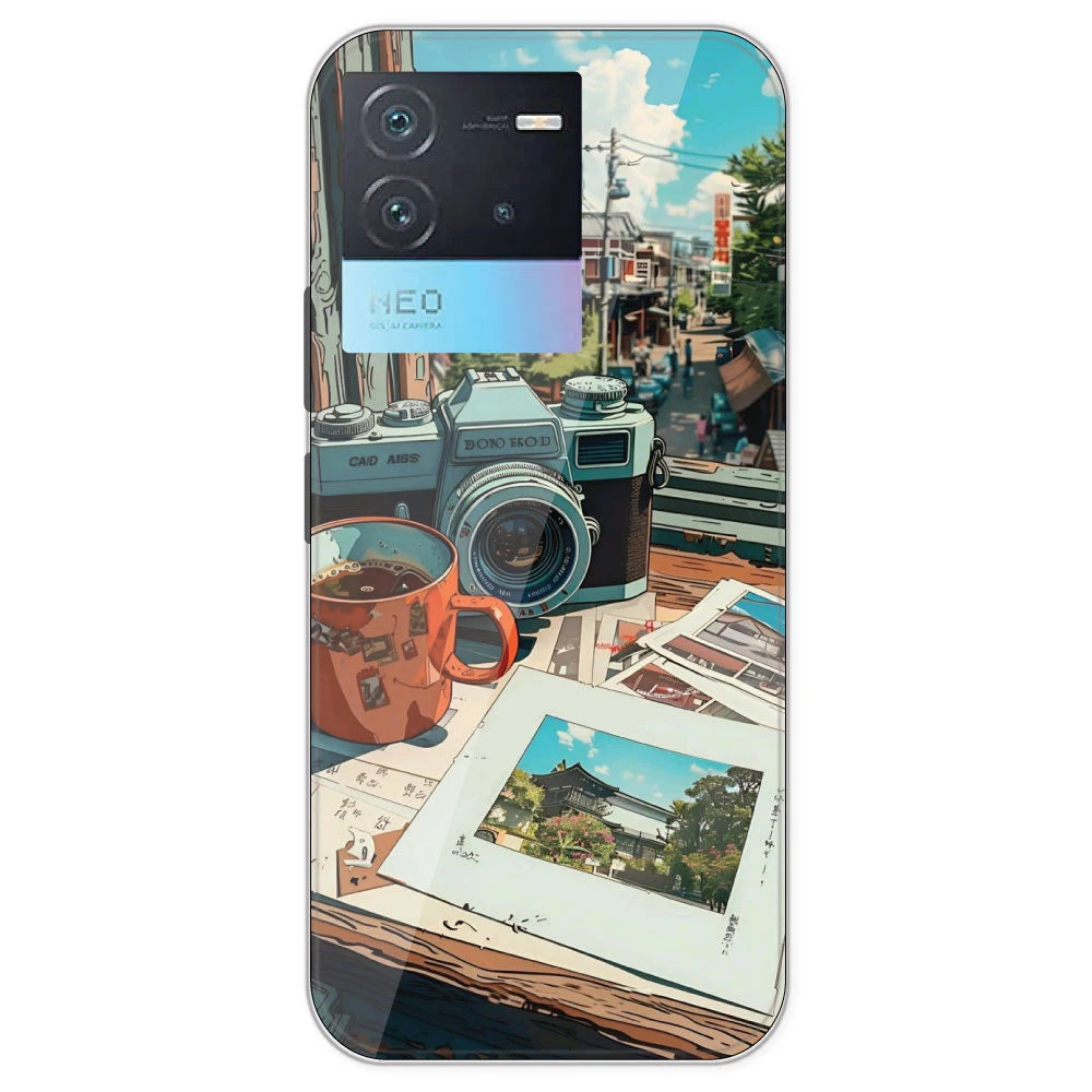 Vintage Camera - Printed Silicone Case For IQOO Neo 6