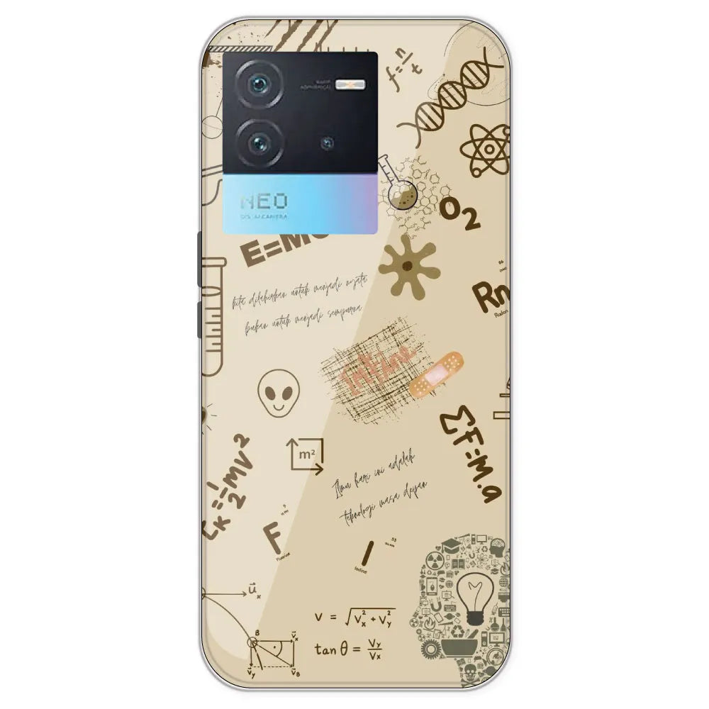 Physics Collage - Printed Silicone Case For IQOO Neo 6