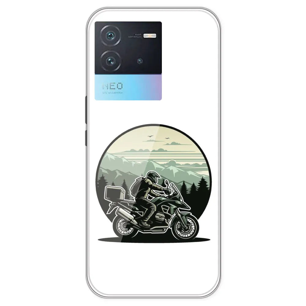 Biker - Printed Silicone Case For IQOO Neo 6
